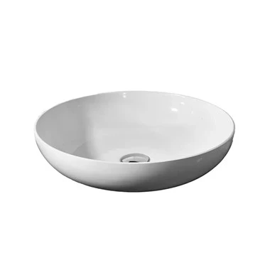 Parlak Beyaz Tezgah Üstü Lavabo